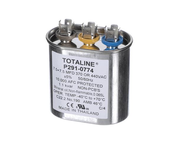 Carrier P291-0774 7.5/7.5MFD 440V OVAL CAPACITOR