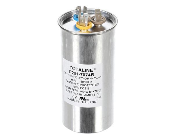 Carrier P291-7074R RUN CAP RND 440V 70/7.5 MFD