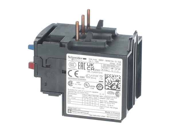 Trane RLY03180 RELAY; OVERLOAD, 7-10A, 600V