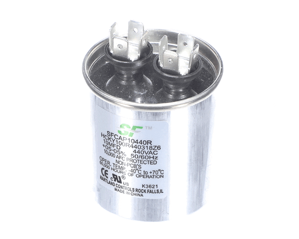 Trane SFCAP10440R CAPACITOR; 10MFD 370/440V ROUN