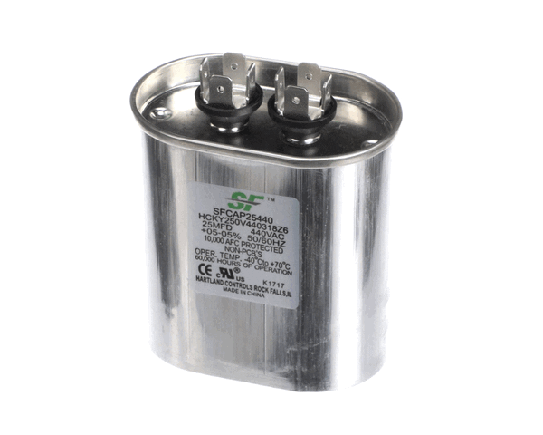 Trane SFCAP25440 CAPACITOR; 25MFD 370/440V OVAL