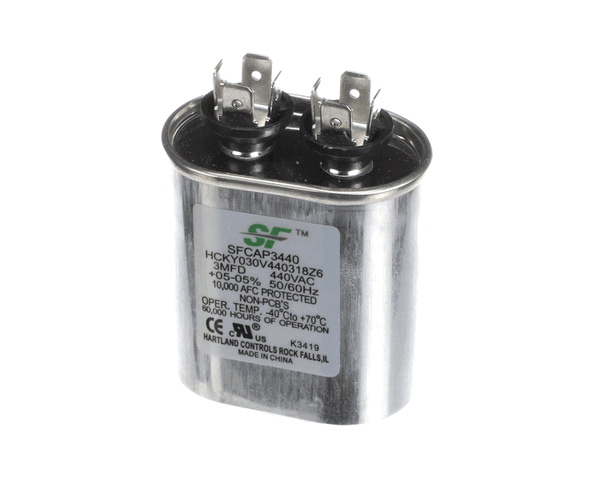 Trane SFCAP3440 CAPACITOR, 3MFD 370/440V OVAL