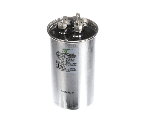 Trane SFCAP55D75440R CAPACITOR; 55+7.5MFD 370/440V