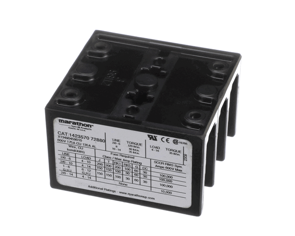 Trane TER00160 TERMINAL BLOCK 3 POLE 175A