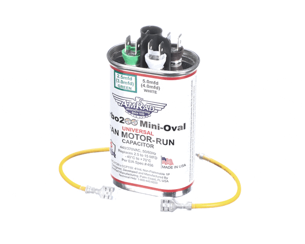 Trane TURBOMINIOVAL CAPACITOR; 2.5 - 15 MFD 370/44