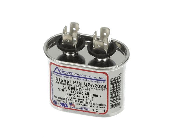 Trane USA2029 CAPACITOR; 5MFD 370/440V OVAL