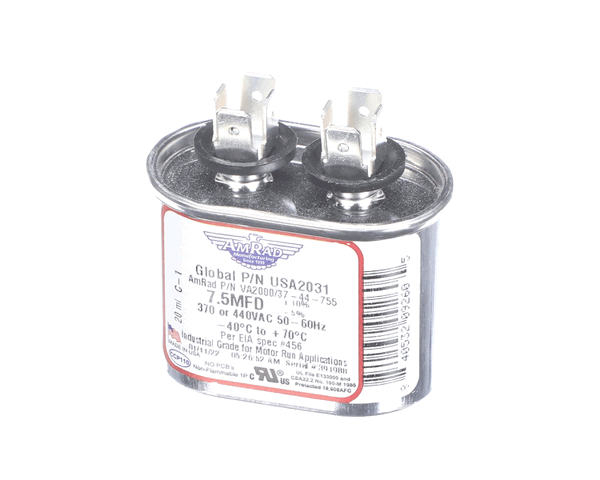 Trane USA2031 CAPACITOR; 7.5MFD 370/440V OVA