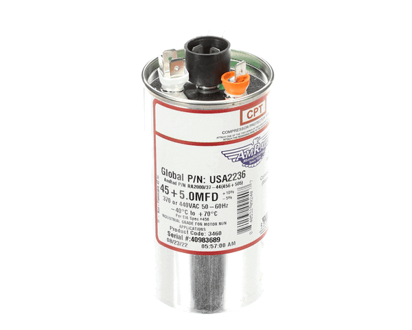Trane USA2236 CAPACITOR; 45/5MFD 370/440V RN