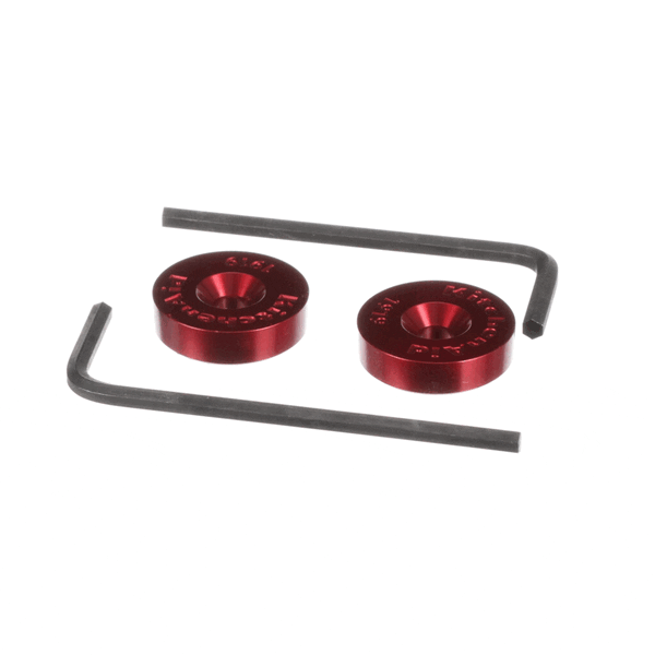 Whirlpool W10846207 HANDLE MEDALLIONS - RED
