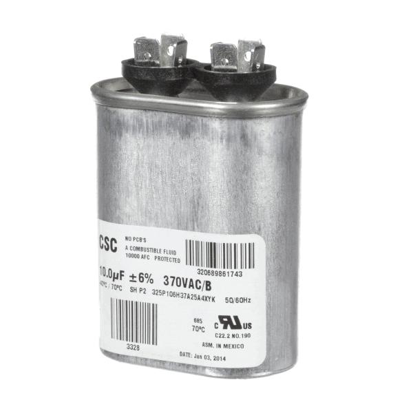 York S1-02420046700 SINGLE RUN CAPACITOR, 10MFD,37