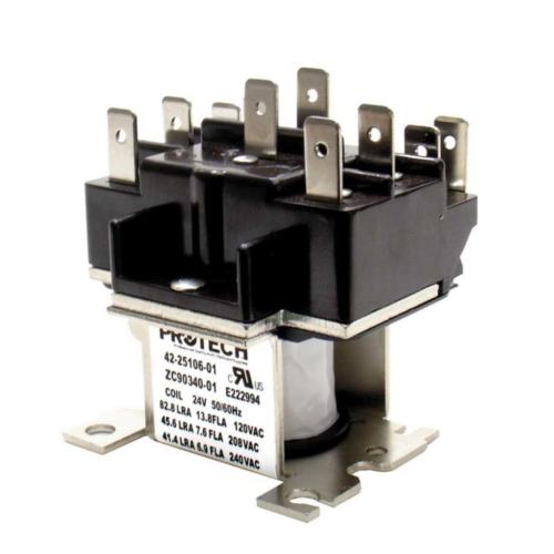 Rheem 42-25106-01 PRO RELAY DPDT -INCHD-INCH 24V