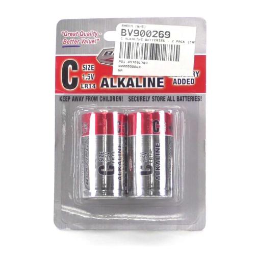 Rheem BV900269 C ALKALINE BATTERIES - 2 PACK