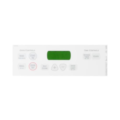 GE WB27T10687 FACEPLATE GRAPHICS