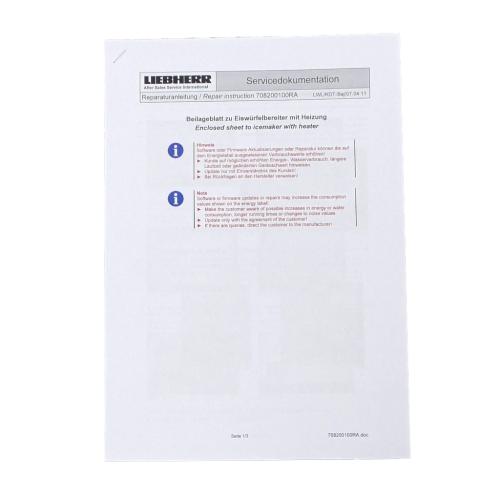 Liebherr 7082001 INSERT