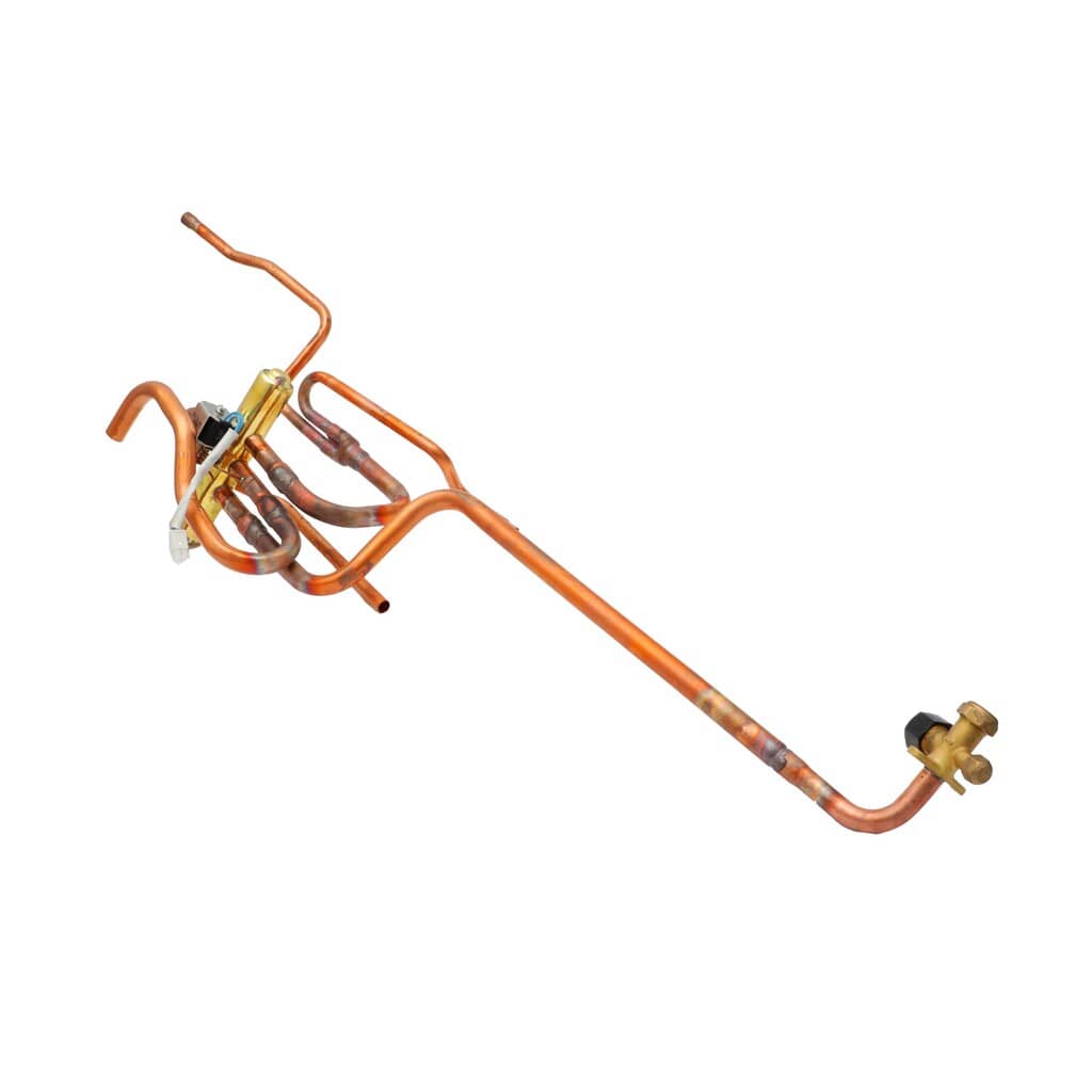This is a genuine Midea 15423000002958 VALVE ASSEMBLY (4-WAY)