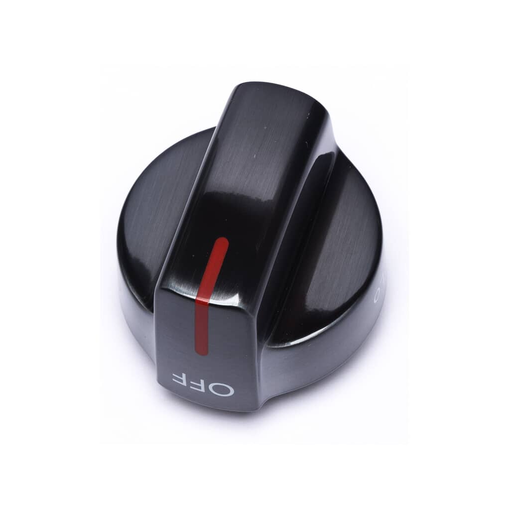 This is a genuine Electrolux 5304521002 KNOB,TOP VALVE,STAINLESS