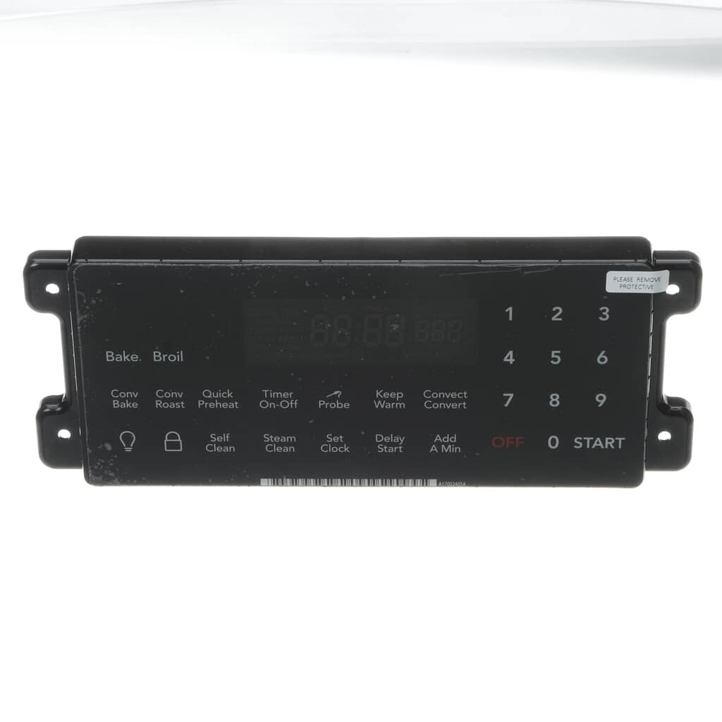 This is a genuine Electrolux 5304525176 CONTROL ASSEMBLY,W/OVERLAY