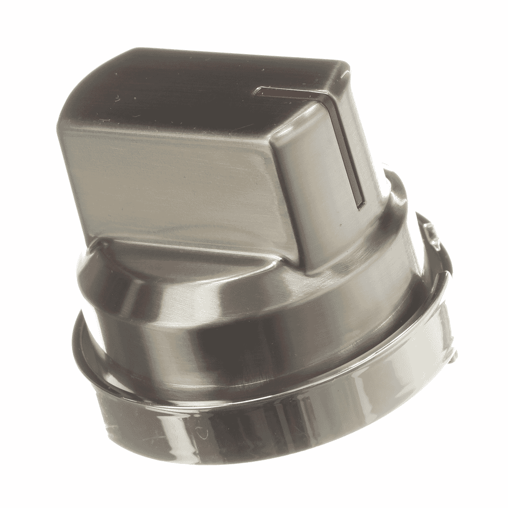 This is a genuine Electrolux 5304532090 KNOB,SELECTOR,STAINLESS