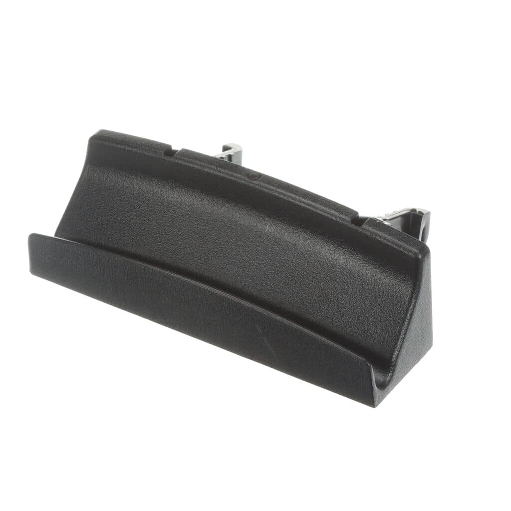 This is a genuine Electrolux 5304535626 HANDLE,TUG LATCH,BLACK