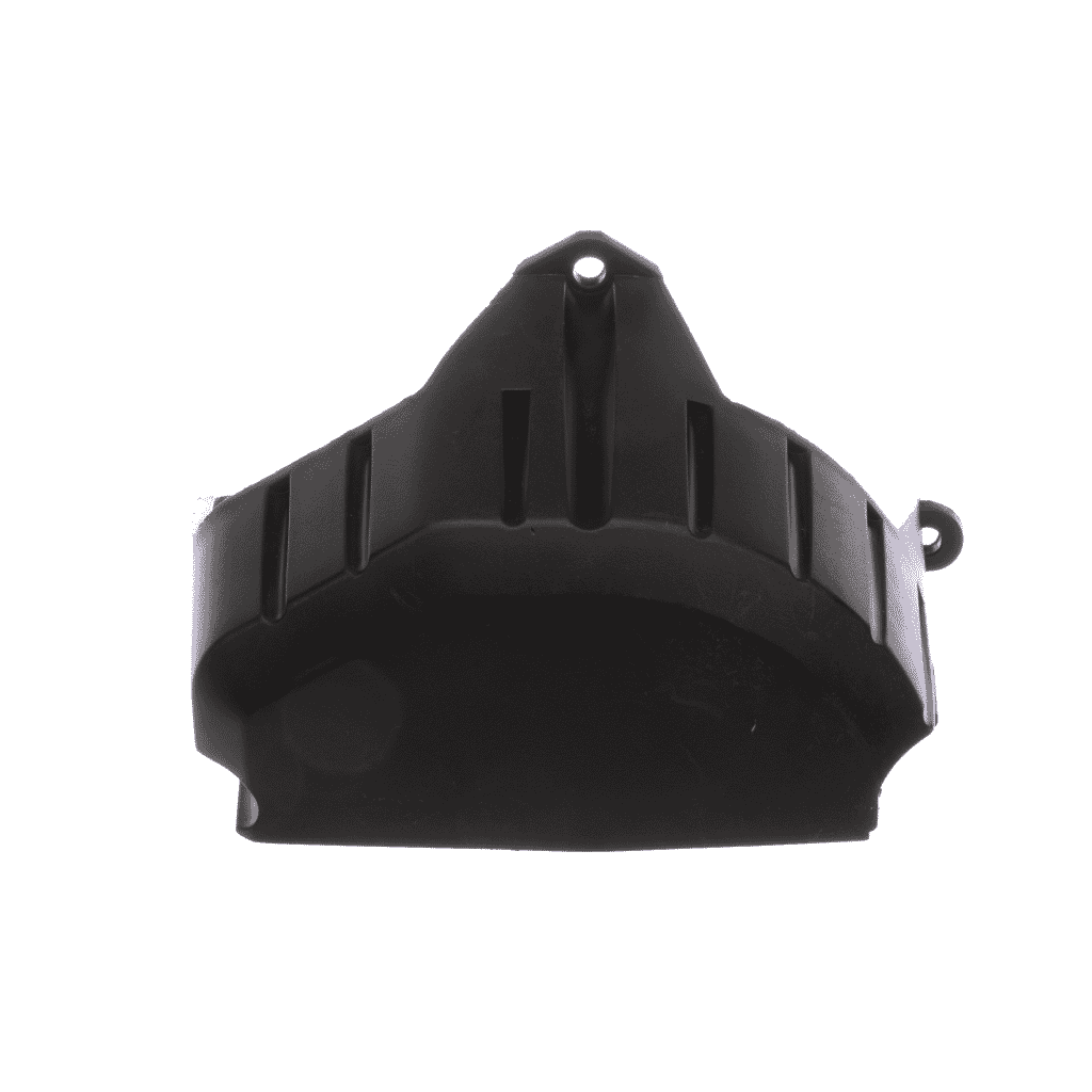 This is a genuine Husqvarna 532140088 GUARD MANDREL, L.H., BLACK