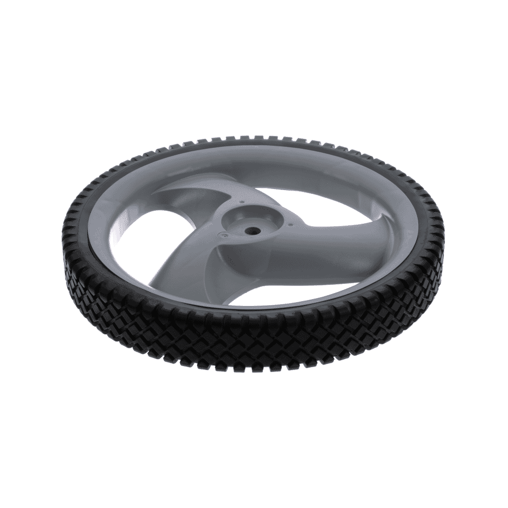 This is a genuine Husqvarna 532433099 WHEEL, 12 X 1.75, MAG2, BRK, W