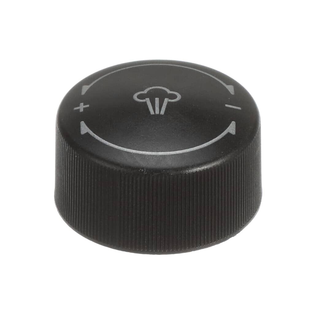 This is a genuine Delonghi 5513230201 KNOB STEAM BLACK SKP+SPRING(W)