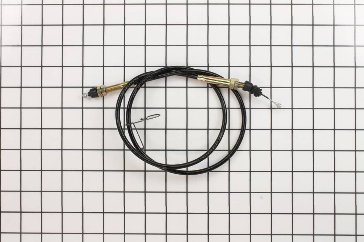 This is a genuine Ariens 06900421 CABLE- CHUTE LOCK