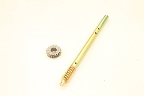This is a genuine Ariens 53200100 SHAFT AND WORM GEAR ASSEMBLY