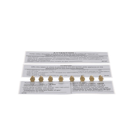 This is a genuine Bertazzoni 9100201 KIT NOZZLES G31/27,5