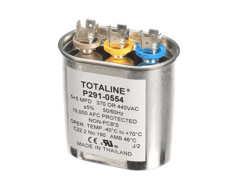 Carrier P291-0554 5/5MFD 440V OVAL RUN CAPACITOR