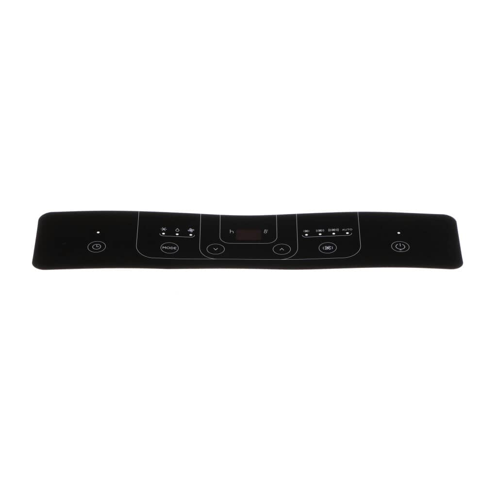 This is a genuine Delonghi AS00001711 CONTROL PANEL OVERLAY PAC EM37