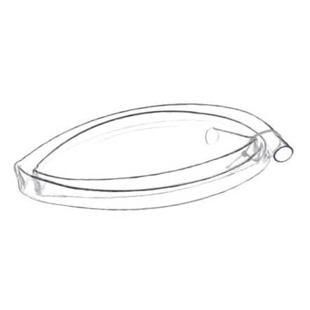 This is a genuine Delonghi AS00003126 DRAIN TUBE