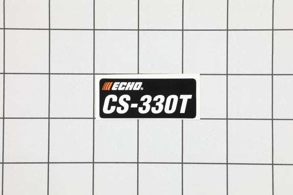 Echo X503006530 Label - Model -- CS-330T