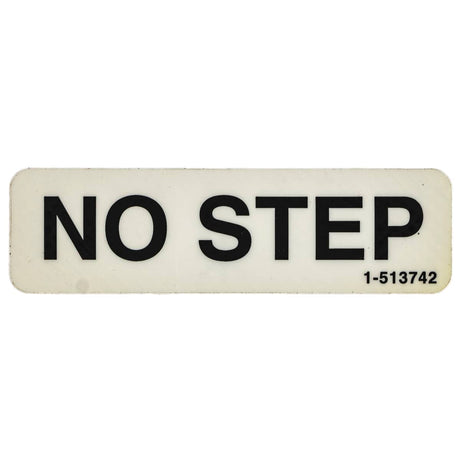 This is a genuine Exmark 1-513742 DECAL,NO STEP