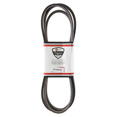 This is a genuine Exmark 1-633127-SL BELT,BLADE DRIVE WITH SLEEVE