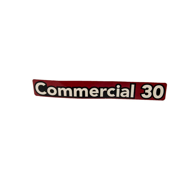 Exmark 116-8527 DECAL-COMMERCIAL 30