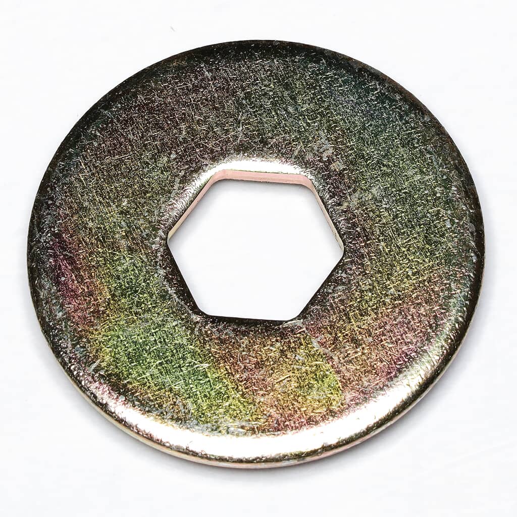 This is a genuine Exmark 126-4530 WASHER-HEX BLADE DRIVE