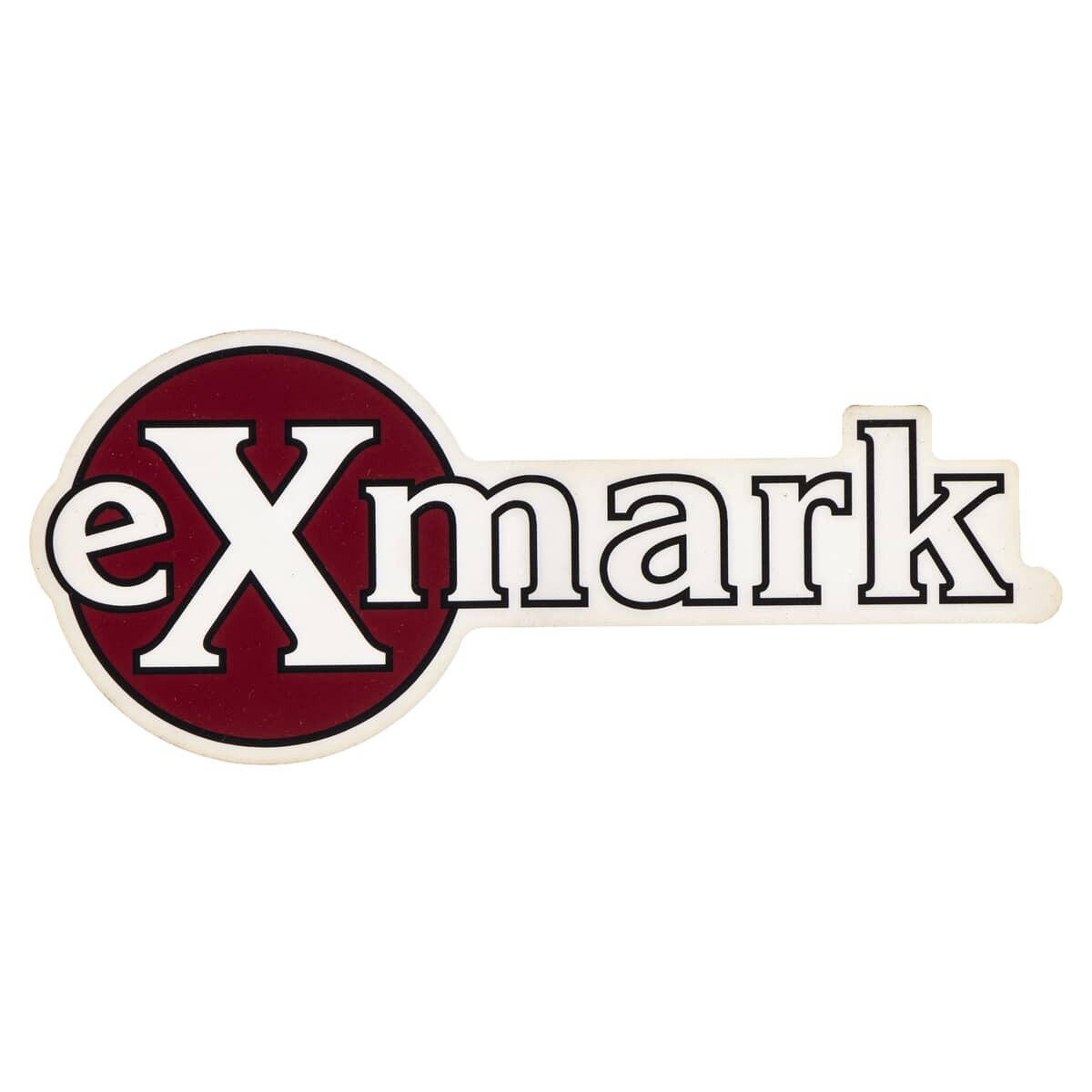 This is a genuine Exmark 126-6877 DECAL, EXMARK LOGO