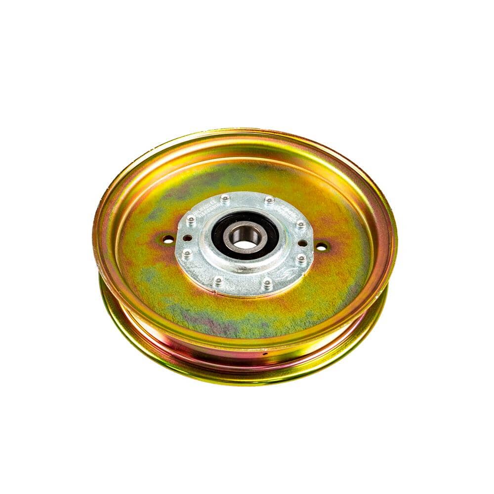This is a genuine Exmark 126-9189 IDLER-PULLEY, FLAT 6.00X1.00