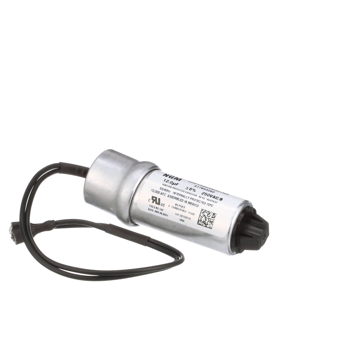 This is a genuine Electrolux 5304528894 CAPACITOR,RUN,12UF