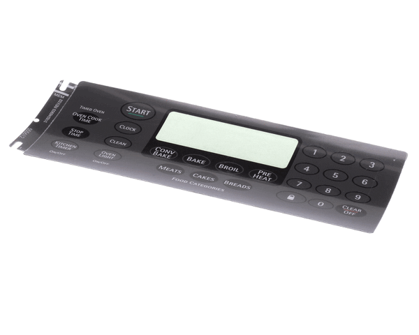 Electrolux 316246903 OVERLAY,CLOCK,GRAPHITE GREY