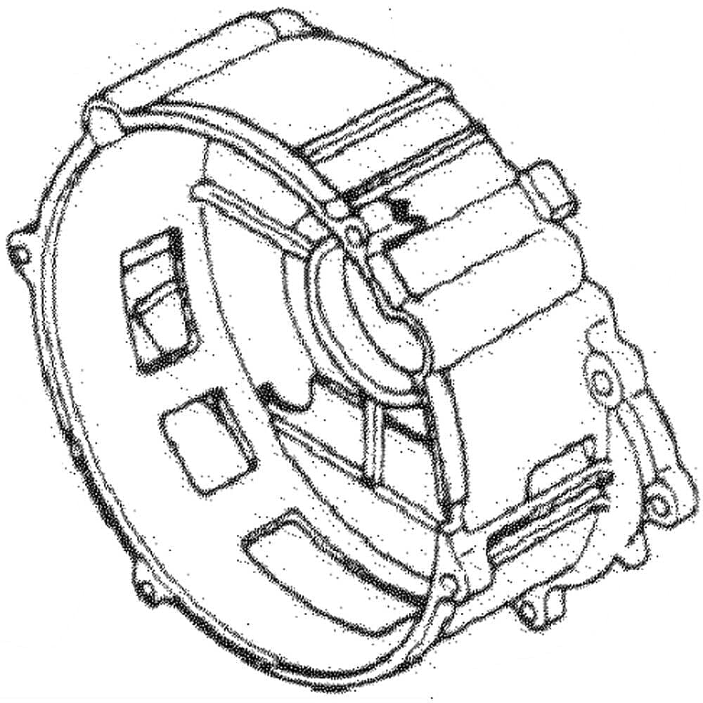 This is a genuine Generac Delco 0G84420227 COVER, CRANKCASE