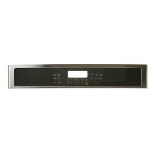 This is a genuine GE WB07T10745 CONTROL PANEL STAINLESS