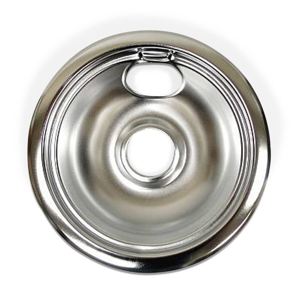 This is a genuine GE WB31M1 6 INCH CHROME BURNER BOWL - EL