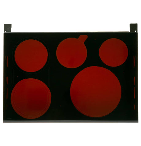 This is a genuine GE WB34X37386 RAN TOP GLASS AND FRONT SUPP