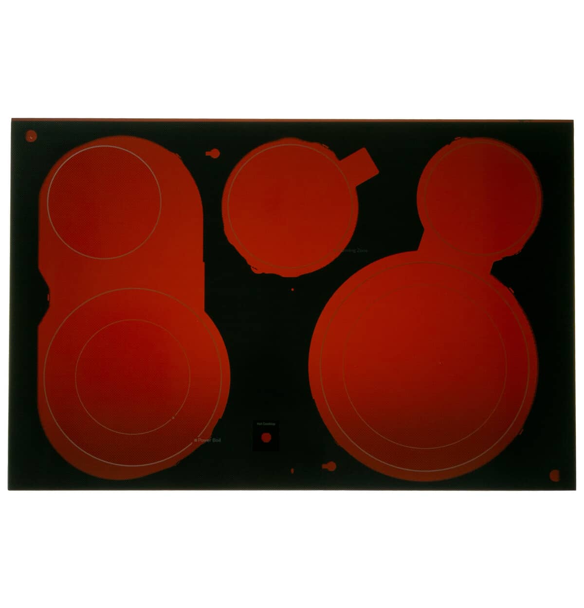 This is a genuine GE WB62X45228 MAINTOP GLASS ASSEMBLY
