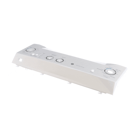 GE WE20X27312 PANEL CONTROL AND HT ASSEMBLY