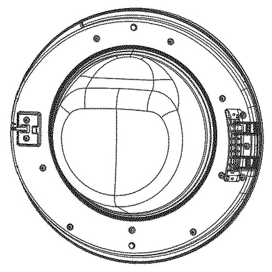 This is a genuine GE WH46X28348 DOOR ASSEMBLY