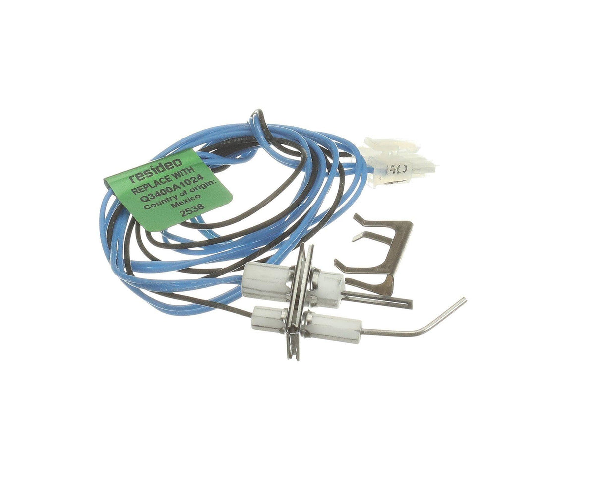 This is a genuine Rheem Q3400A1024 IGNITOR FLAME ROD ASSEMBLY