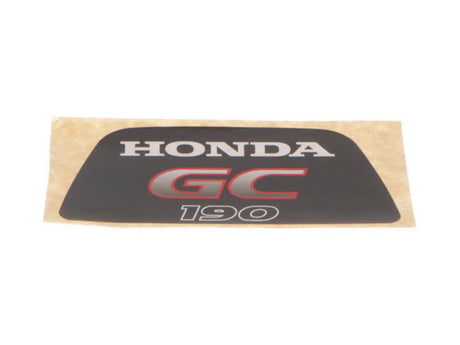 This is a genuine Honda 87101-Z1A-010 MARK- EMBLEM - GC190 6.0